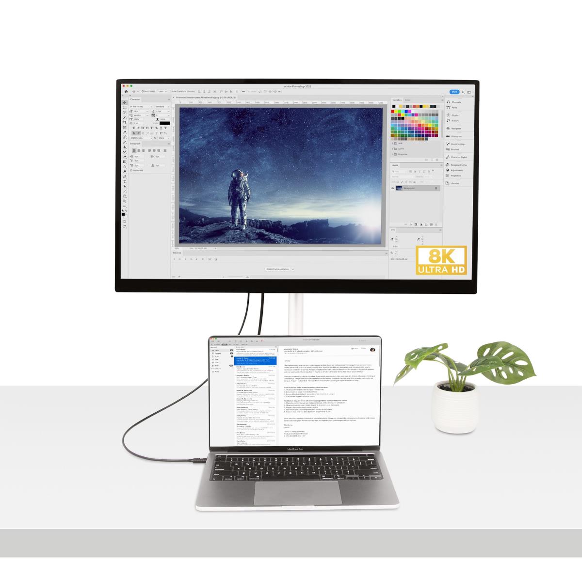 Thunderbolt 4 Cable Intel-certified 40gbps 100w Pd 1.6ft