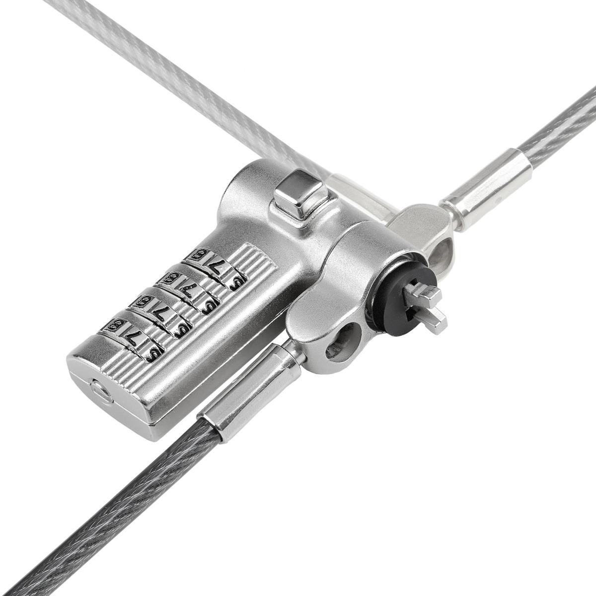 Universal Laptop Lock Security Cable Keyless Combination Locking Cable, Anti-theft Cut-resistant Steel