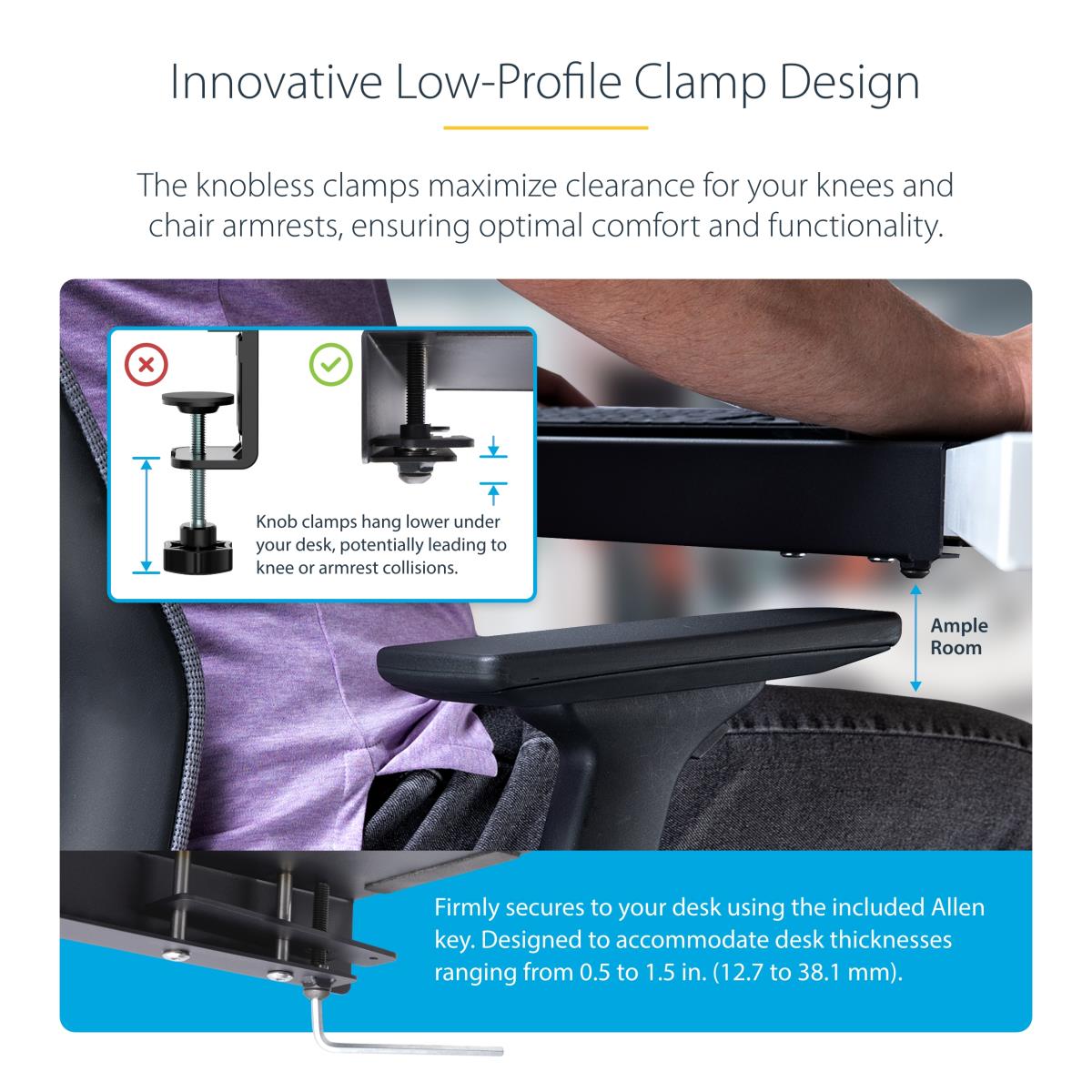 Desk Corner Sleeve/extender Office Desk Tray For Keyboard/mo