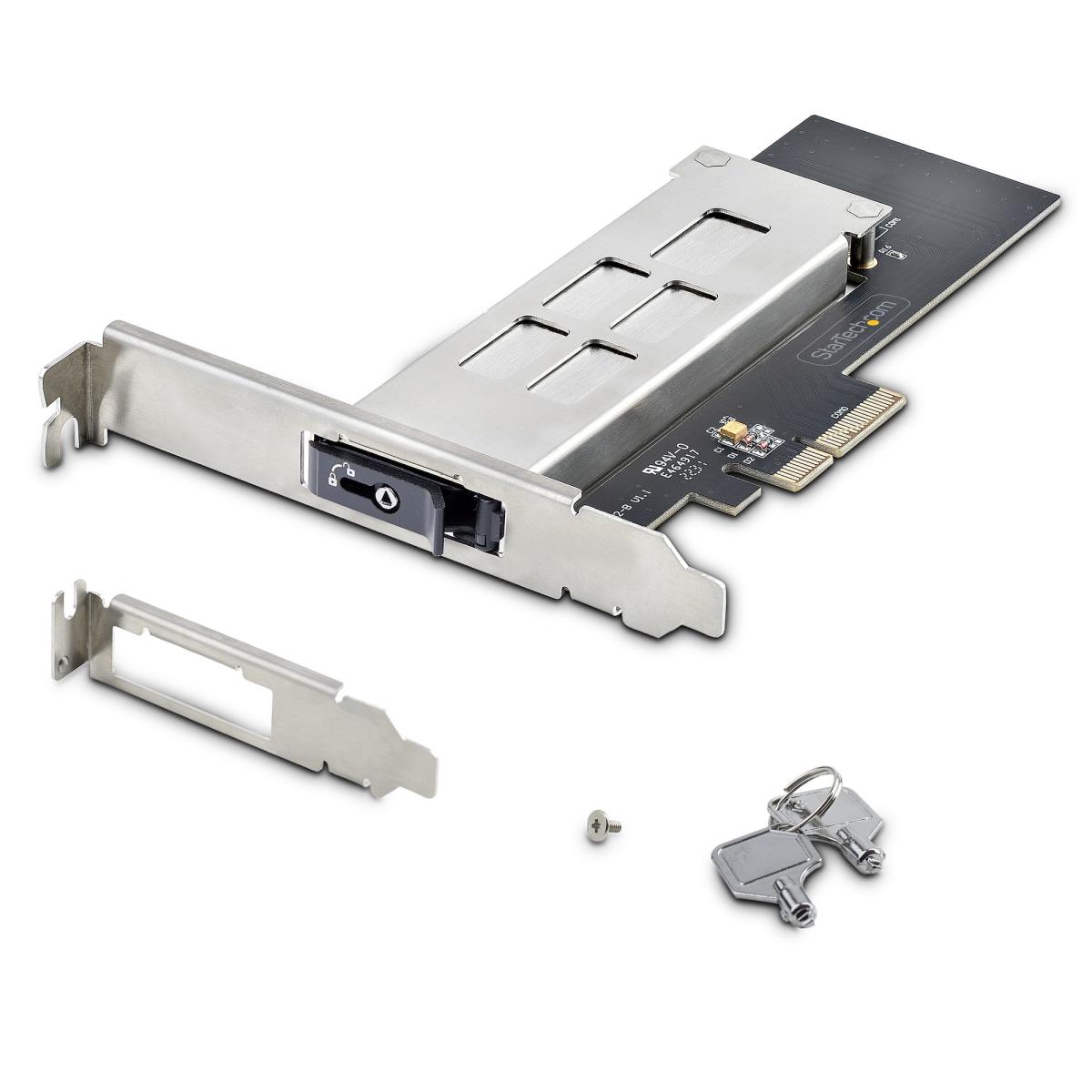 M.2 Nvme SSD To Pci-e X4 Slot - Hot Swap Mobile Rack/backplane