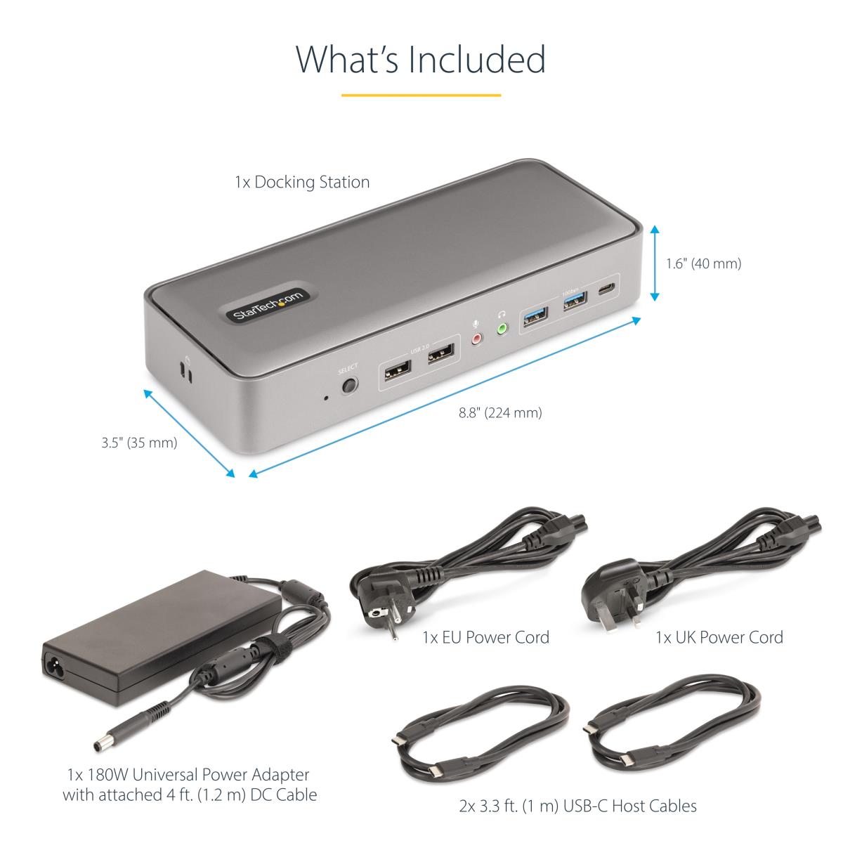 Dual-laptop USB-c KVM Docking Station - KVM Switch Dock