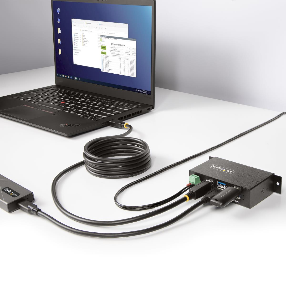 Managed Industrial - 4-port USB Hub USB 3.0/3.1/3.2 G1 5gbps