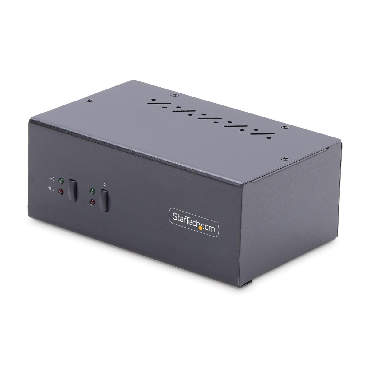 KVM Switch 4k 60hz Dual-monitor DisplayPort 2-port