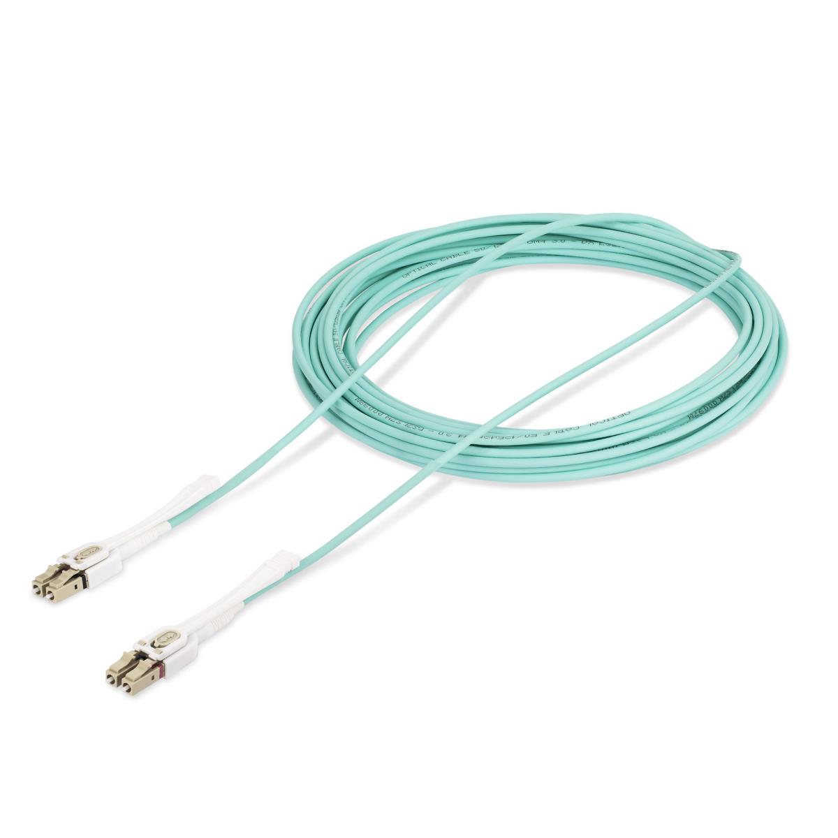Om4 Fiber Optic Cable Lc To Lc Fiber Patch Cable - Blue 10m
