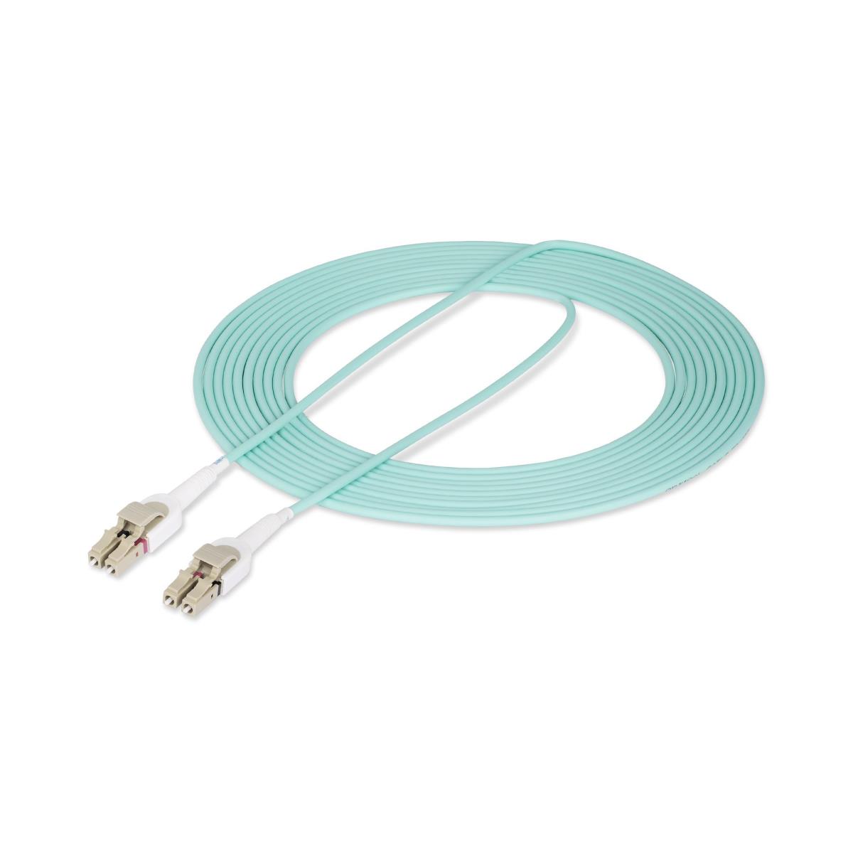 Om4 Fiber Optic Cable Lc To Lc Fiber Patch Cable - Blue 5m
