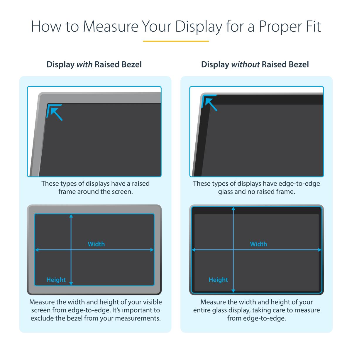 Monitor Privacy Screen - 24in 16:10 Gold Privacy Filter/security Shield