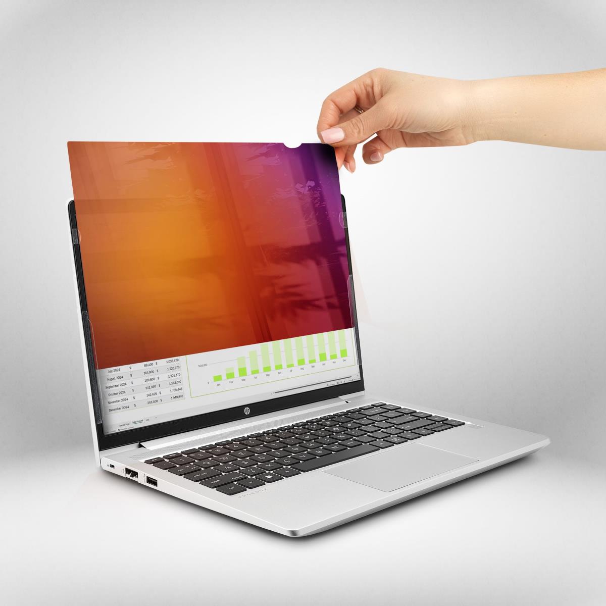 Laptop Privacy Screen - 15.6in 16:9 Gold Privacy Filter/security Shield