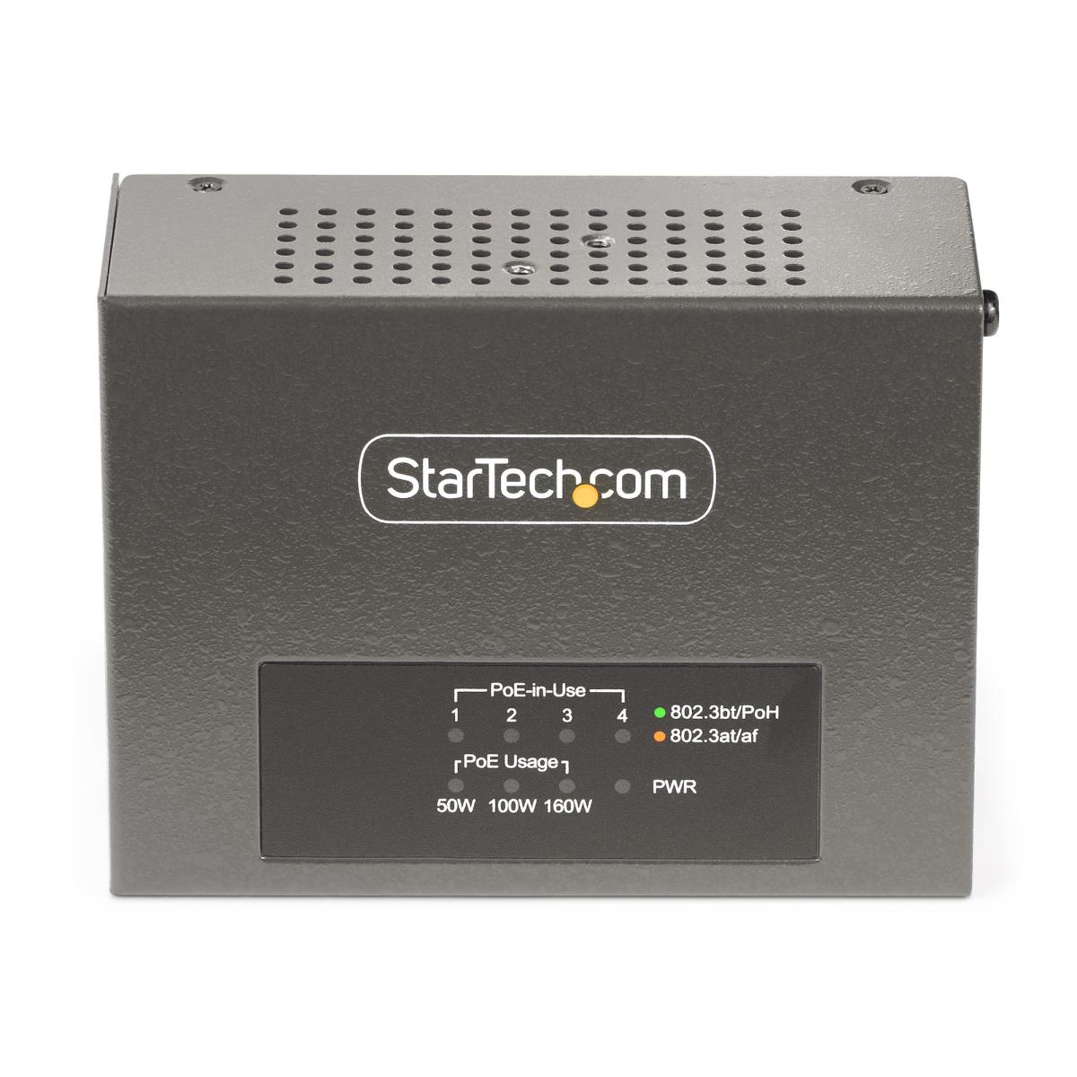 Multi-gigabit Poe++ Injector - 4-port 5/2.5g Ethernet (nbase-t) Poe/poe+/poe++ (802.3af/802.3at/