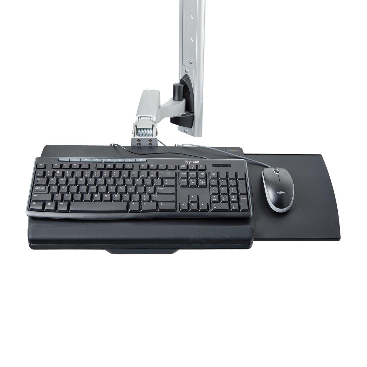 Wall Mount Workstation Vesa Mount For 32in Monitor (22lb/10kg) Fully Articulating Monitor Mount