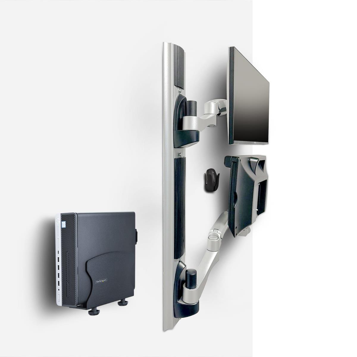 Wall Mount Workstation Vesa Mount For 32in Monitor (22lb/10kg) Fully Articulating Monitor Mount