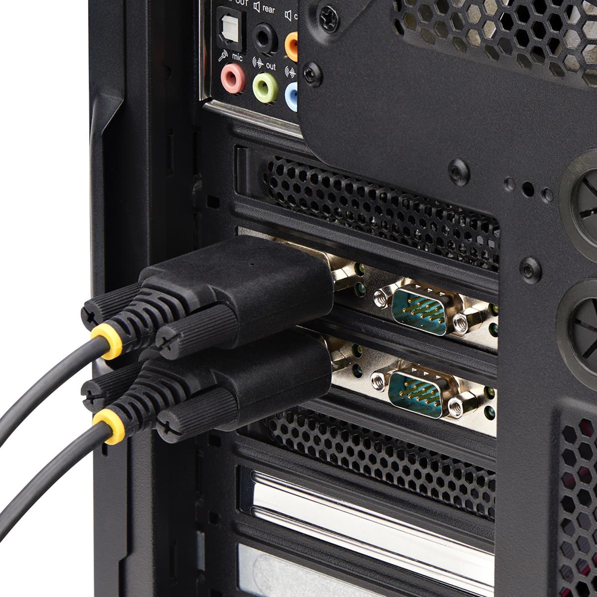 Serial Pcie Card - 4-port Quad-port Pci-e To Rs232/rs422/rs485 (db9) Serial Card Low-profi