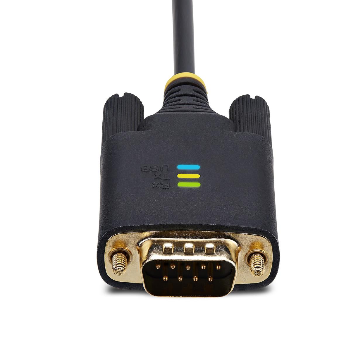 USB To Serial Adapter Cable Com Retention Interchangeable Screws/nuts USB-a To Db9 Rs - 1m