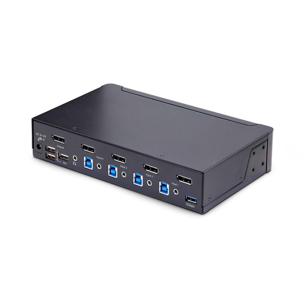 DisplayPort KVM Switch - 4-port 8k 60hz Hotkeys Taa Compliant