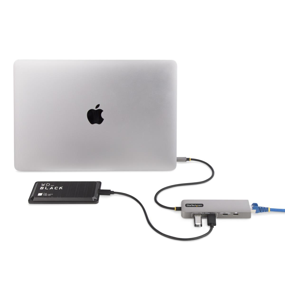 USB-c Hub 2.5GB 3-port Ethernet 100w Power Delivery Passthrough
