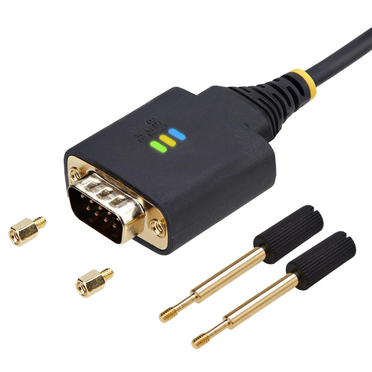 USB Serial Cable - 2-port USB To Dual Db9 Rs232 Adapter 4m