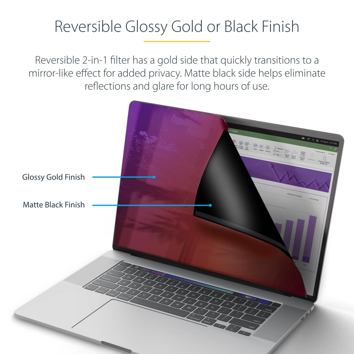 Privacy Screen - 16in - For MacBook Gold Privacy Filter/security
