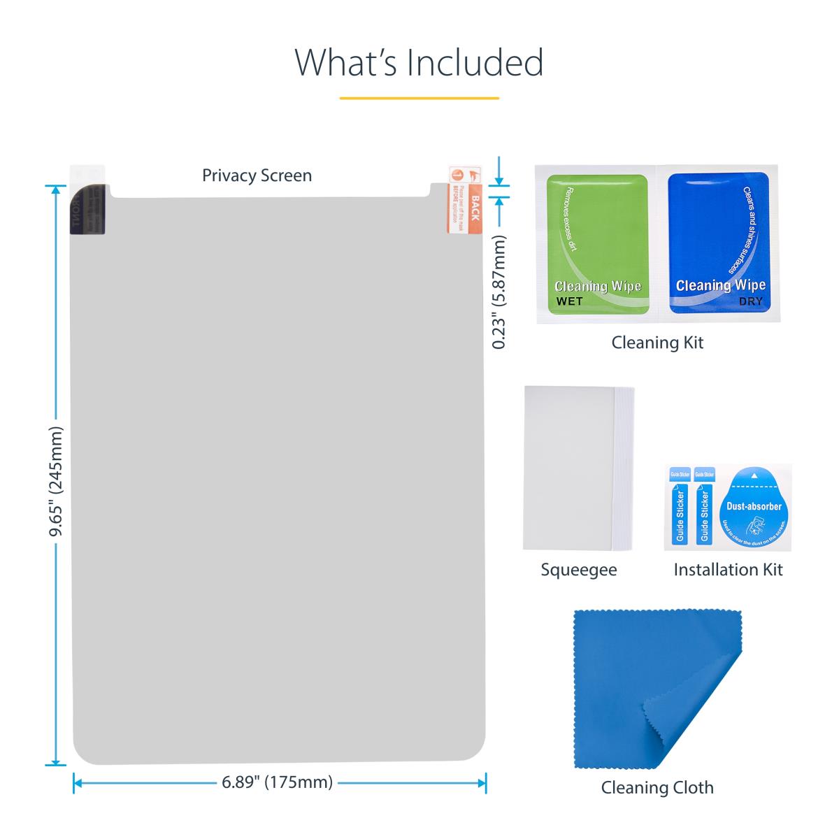 Privacy Screen - 11in - iPad Pro - 4-way Filter Protector/shield ( Not Compatible With iPad Pro M4/m5 11in )