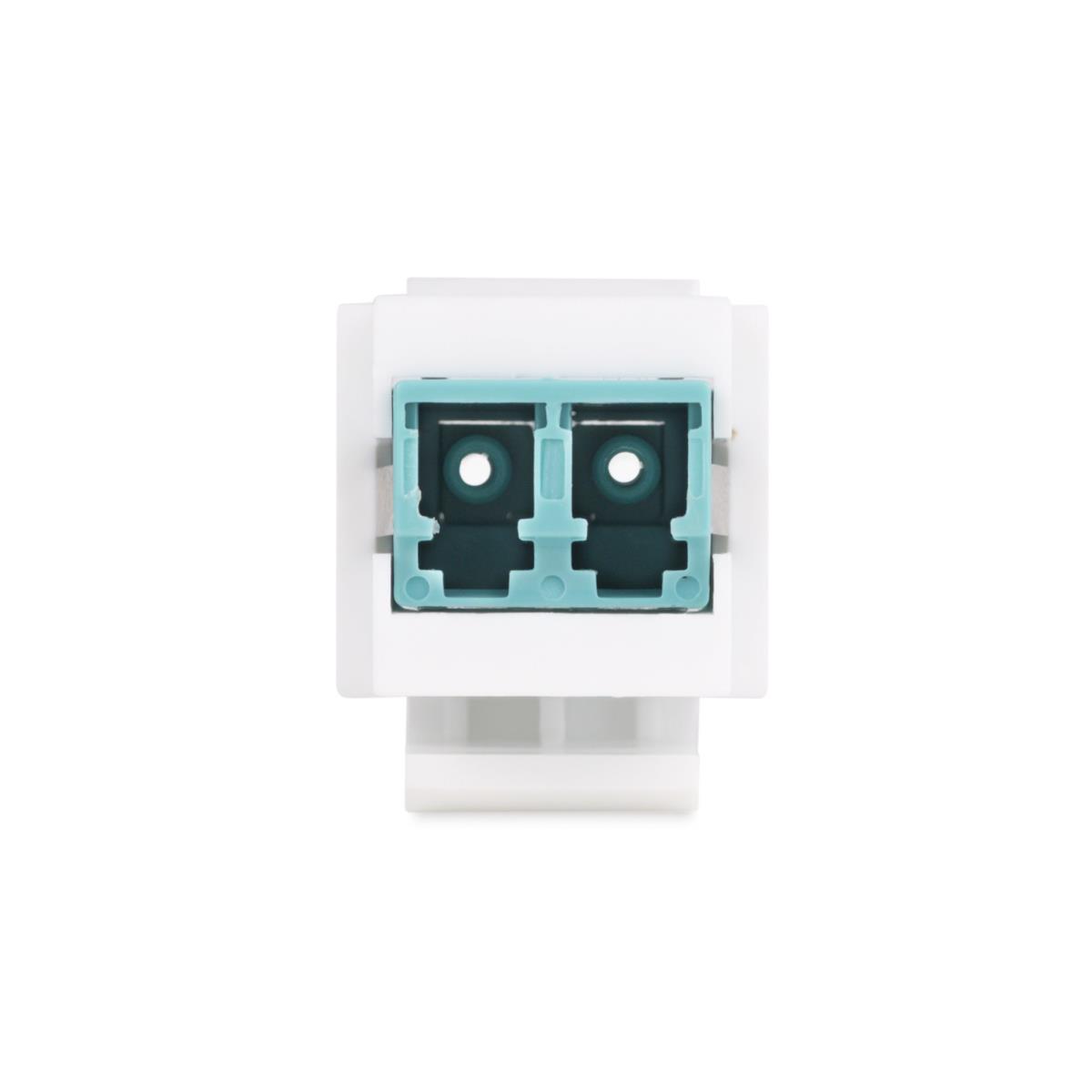 Lc To Lc Coupler Keystone Jack Lc/lc Fiber Keystone Coupler