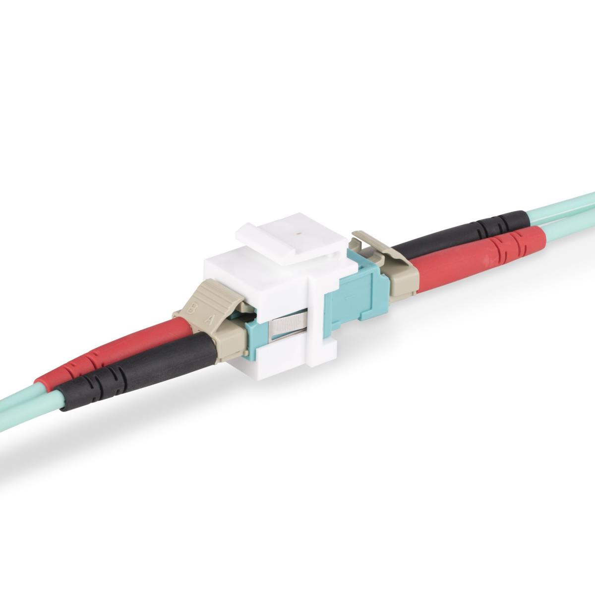 Lc To Lc Coupler Keystone Jack Lc/lc Fiber Keystone Coupler