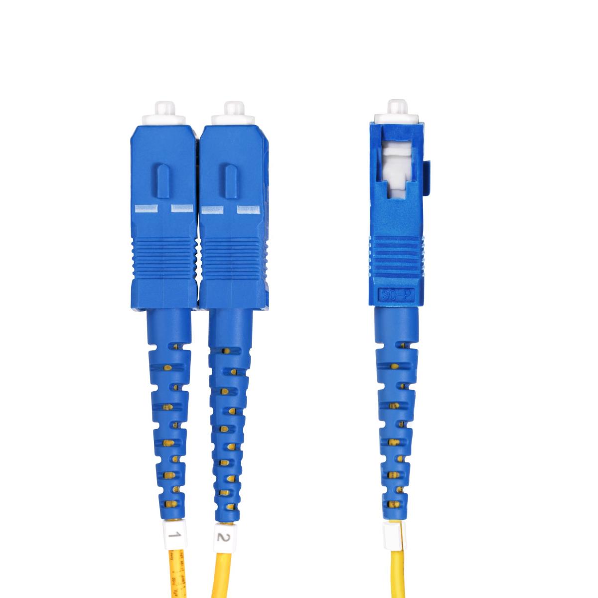 Fiber Optic Cable - Lc/sc Single Mode Os2/upc/duplex/lszh - 1m
