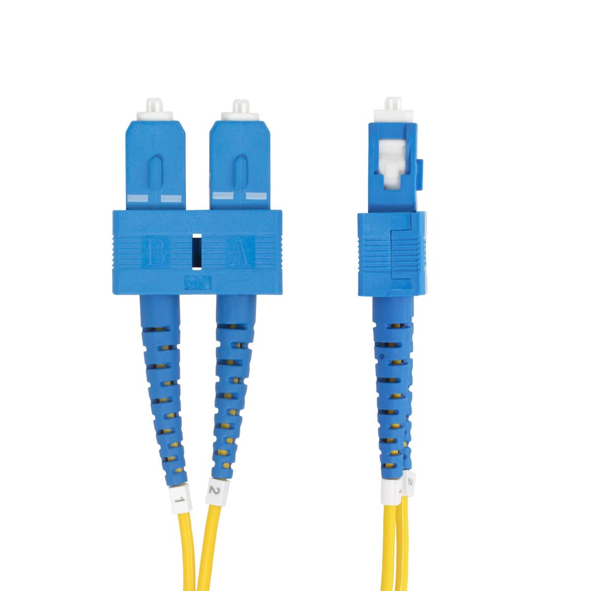 Fiber Optic Cable - Sc/sc Single Mode Os2/upc/duplex/lszh 3m
