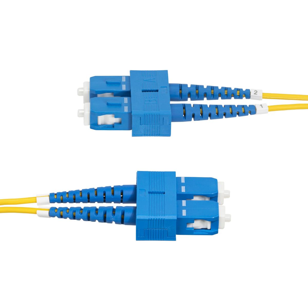 Fiber Optic Cable - Sc/sc Single Mode Os2/upc/duplex/lszh 30m
