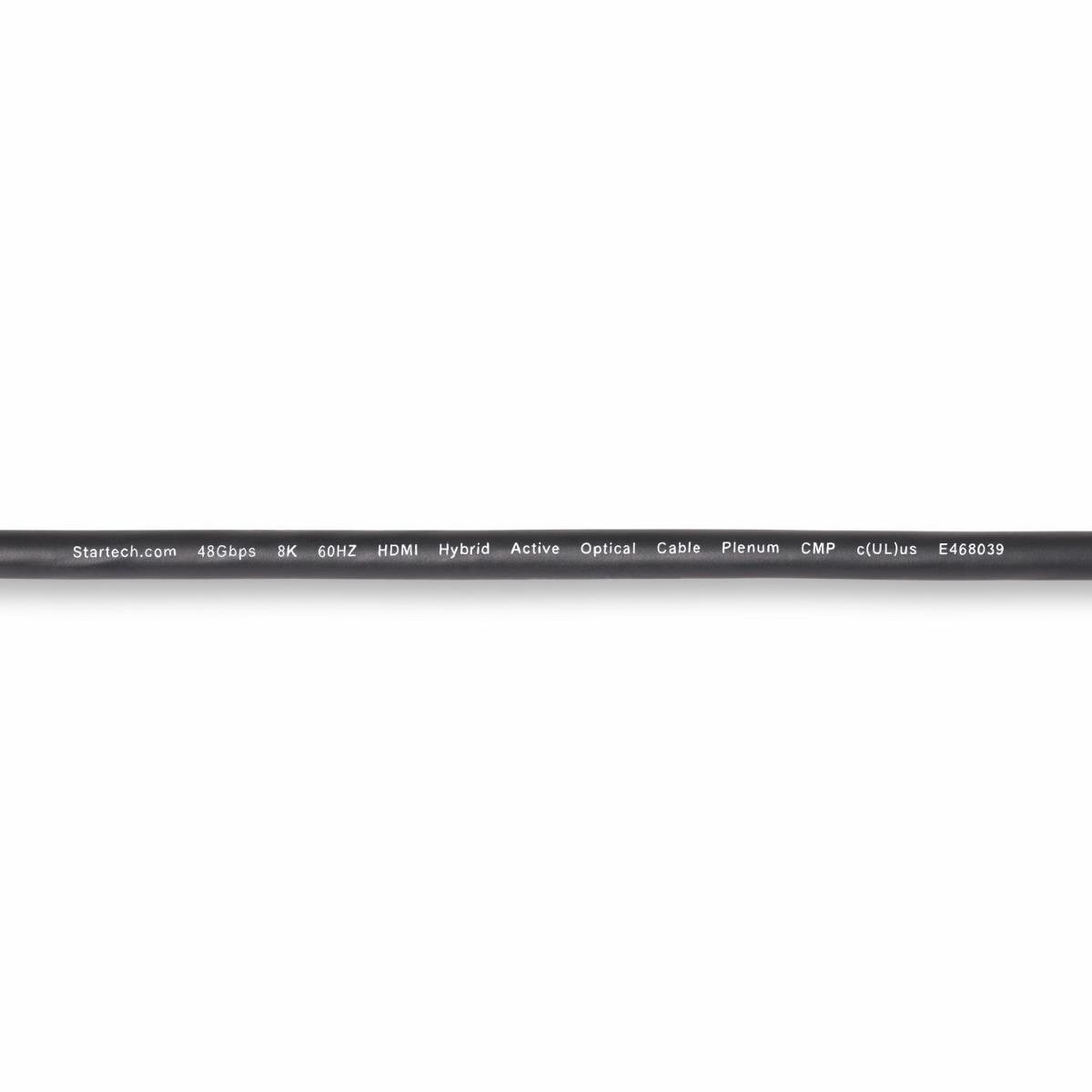 Hdmi 2.1 Hybrid Active Optical Cable (aoc) Cmp Plenum Rated 8k Ultra High Speed 9.1m