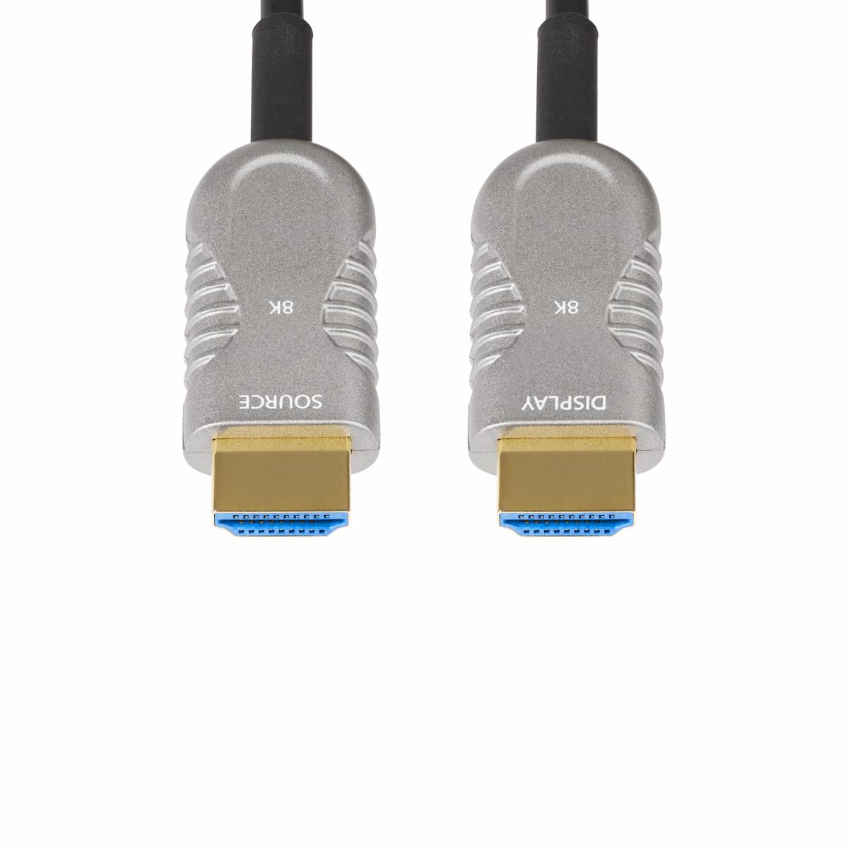 Hdmi 2.1 Hybrid Active Optical Cable (aoc) Cmp Plenum Rated 8k Ultra High Speed 9.1m