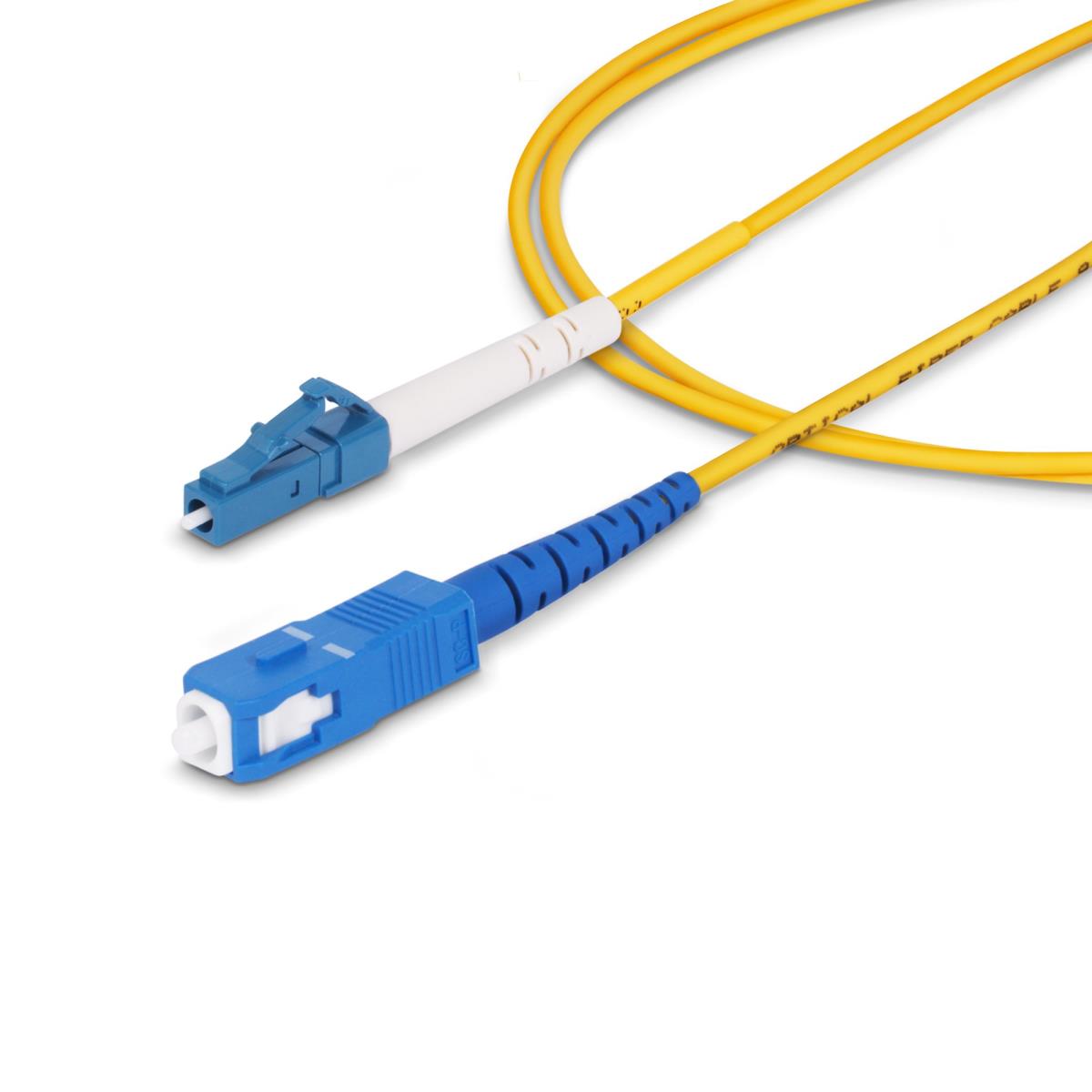 Fiber Optic Cable - Lc To Sc (upc) Os2 Single Mode Simplex 9/125 15m