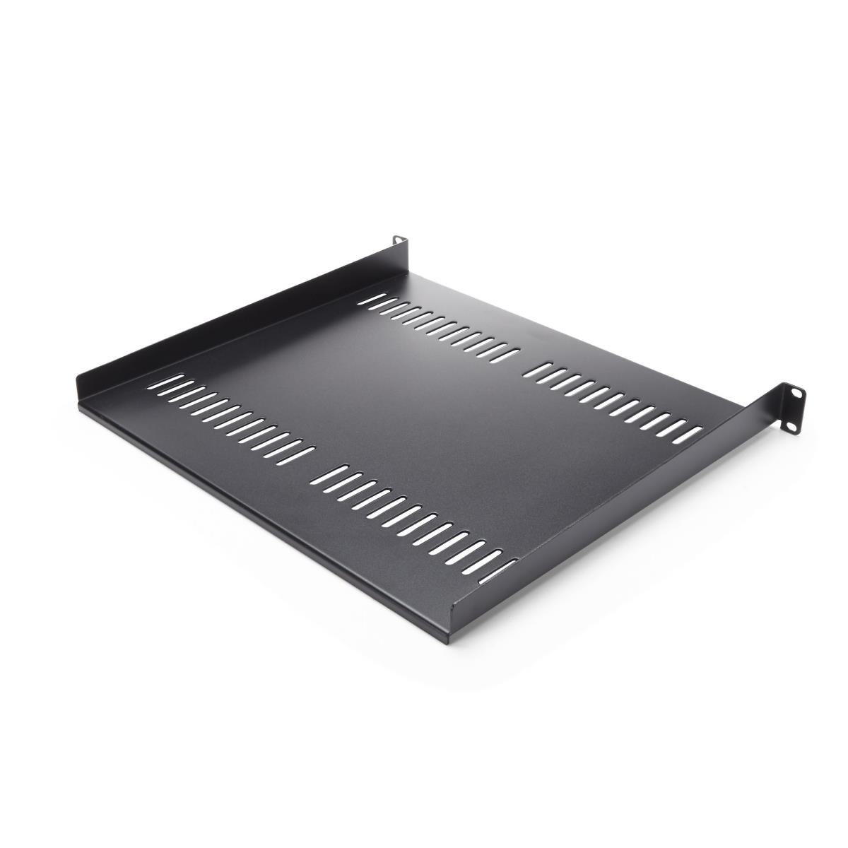 Server Rack 1u Shelf Vented 2-pack Trays 44lb Max 16in Deep