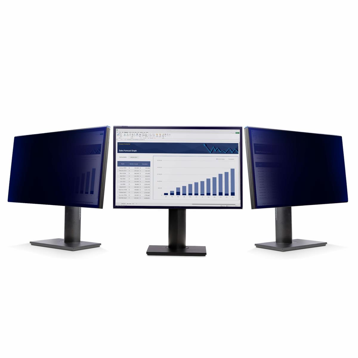 Computer Monitor Privacy Screen 27in Hanging Acrylic Filter