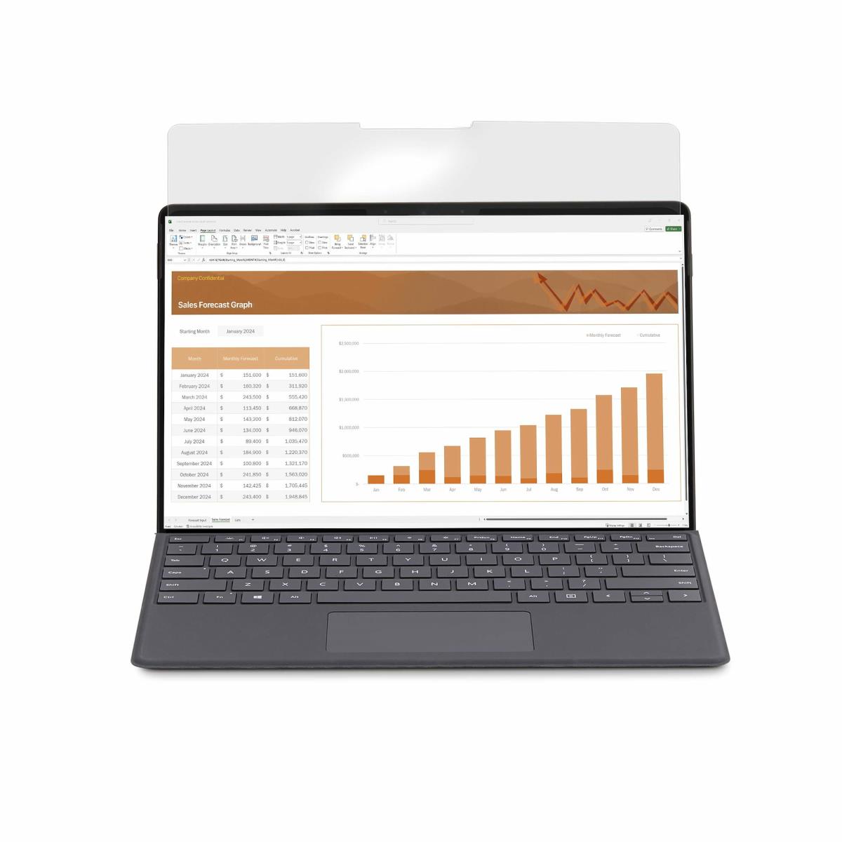 Surface Laptop Go Privacy Screen 4-way