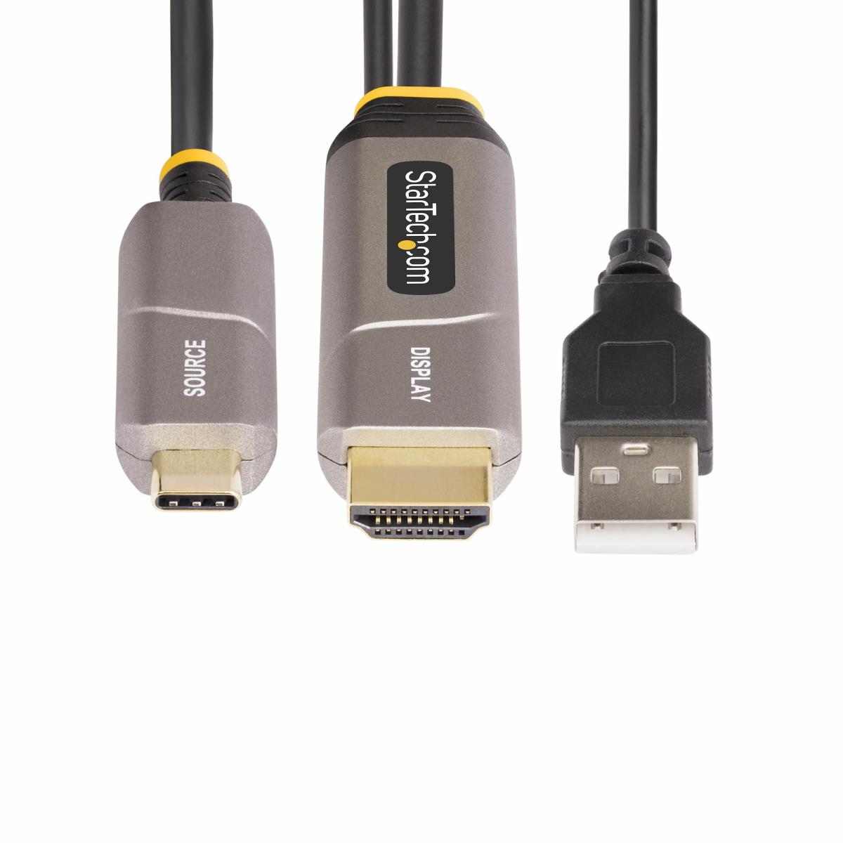 USB-c To Hdmi 2.0 Active Optical Cable (aoc), 4k 60hz, Cl3 Rated, Unidirectional USB Type-c To Hdmi Adapter Cable 9.1m
