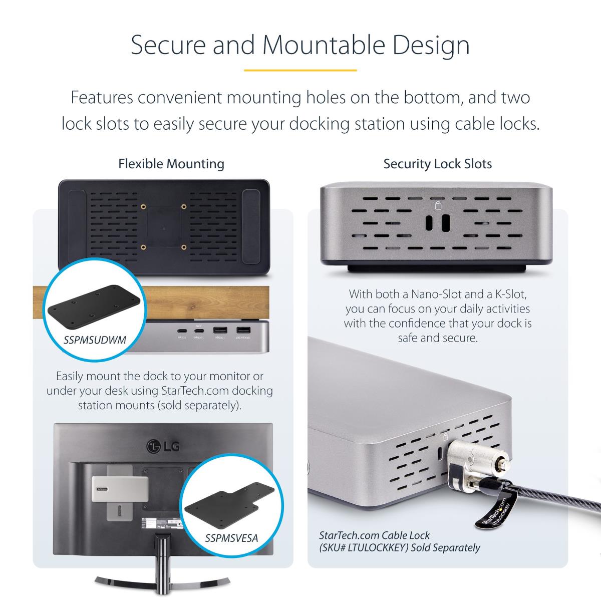 Docking Station - USB4 Dual Hdmi 4k 60hz USB-c 40gbps 6x