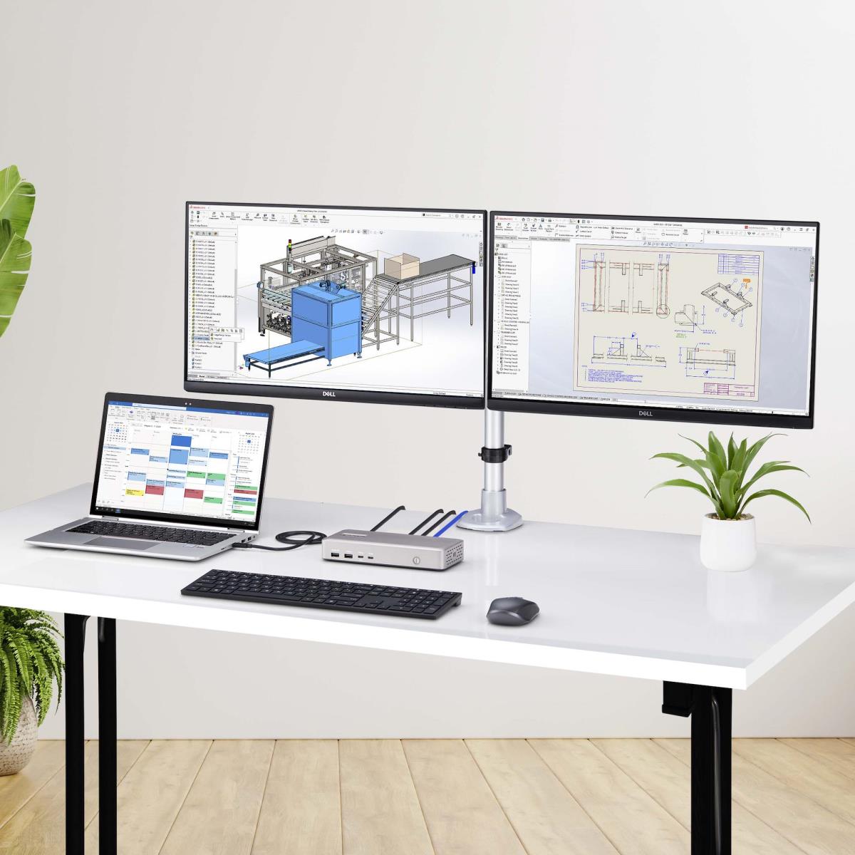 Docking Station - USB4 Dual Hdmi 4k 60hz USB-c 40gbps 6x