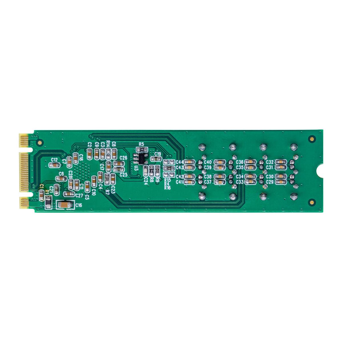 Expansion Card - 4-port M.2 To SATA Adapter Card, M.2 Pci-e 3.0 To SATA HDD/SSD