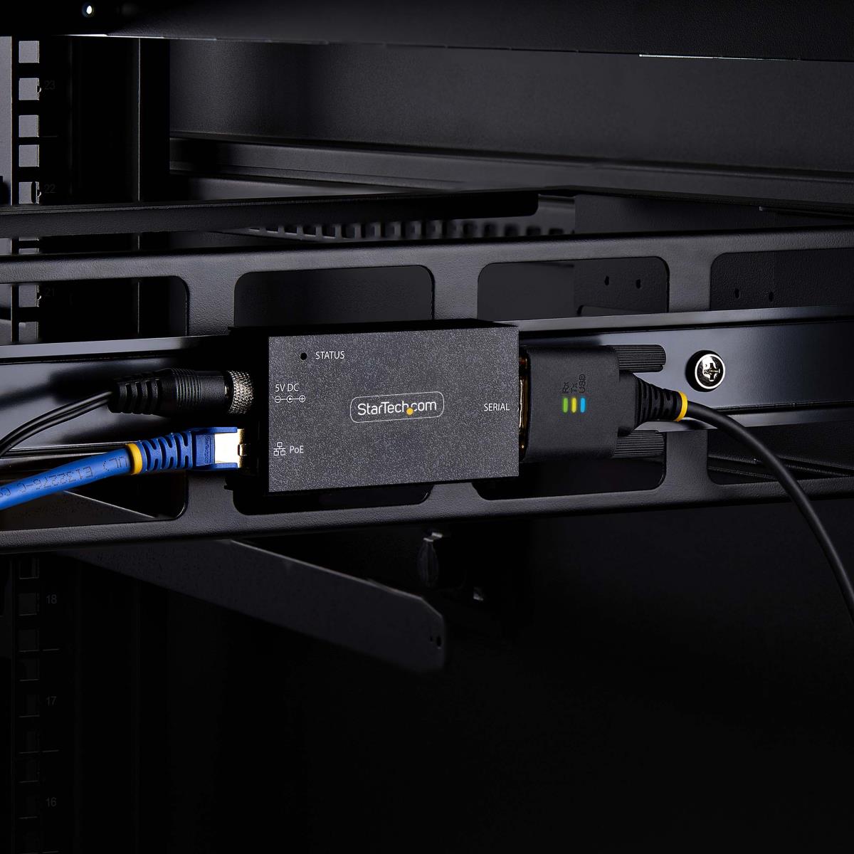 Poe Serial To Ethernet Adapter Rj45 Lan To Db9 Converter Rs232