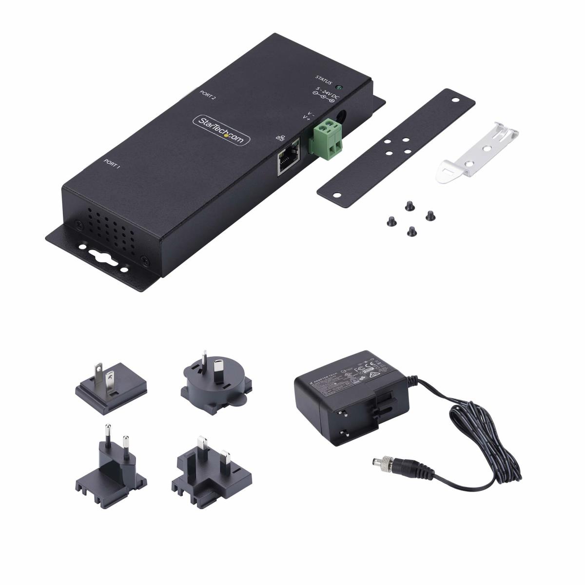 Serial To Ethernet Adapter - 2-port Ip Serial Device Server For Rs232 Devices