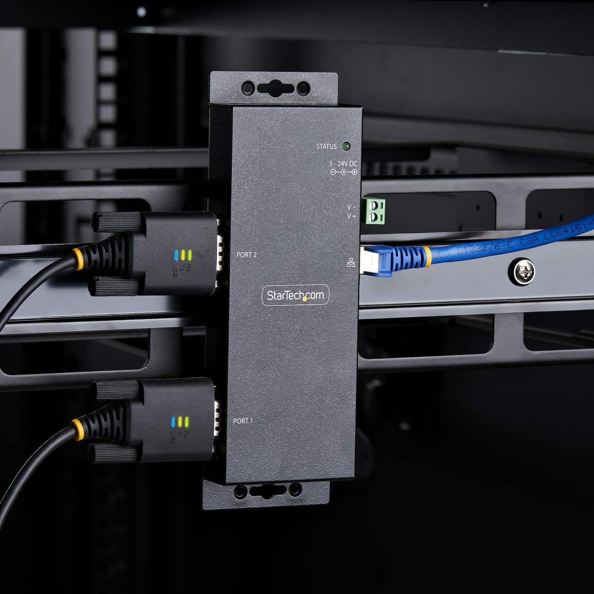 Serial To Ethernet Adapter - 2-port Ip Serial Device Server For Rs232 Devices