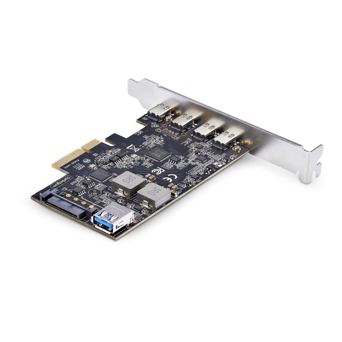 Expansion Card - 5-port USB Pci-e Card 10gbps - 4x USB-c/1x USB-a