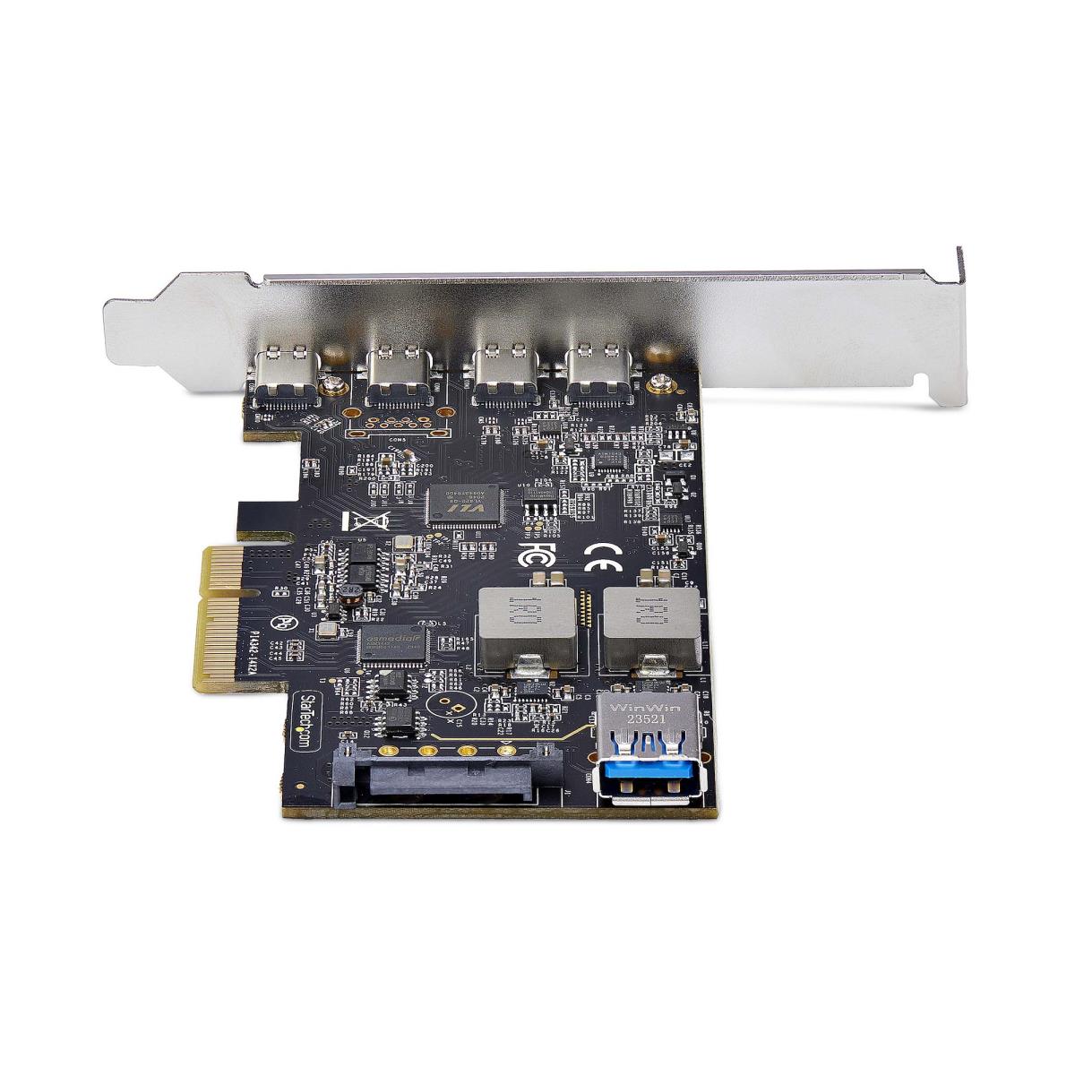 Expansion Card - 5-port USB Pci-e Card 10gbps - 4x USB-c/1x USB-a