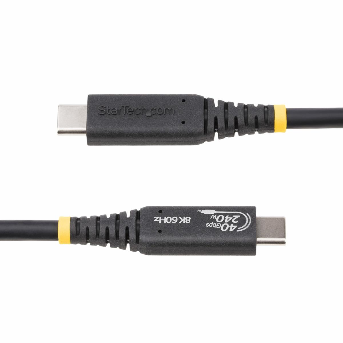 Certified USB4 Cable 8k60/240w Pd 3.1/40gbps Type-c 50cm
