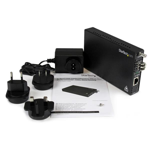 In-band Oam Fiber Optic Media Converter Gigabit Ethernet Mm Lc