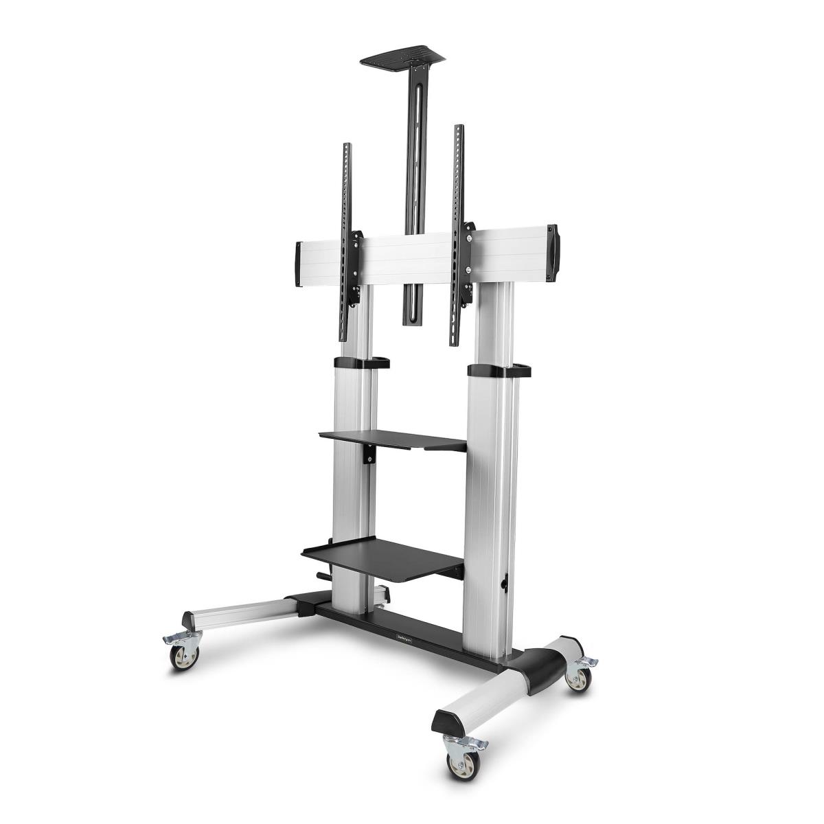 Rolling Tv Cart Portable Mount - Up To 100in/100kg Mobile Troll