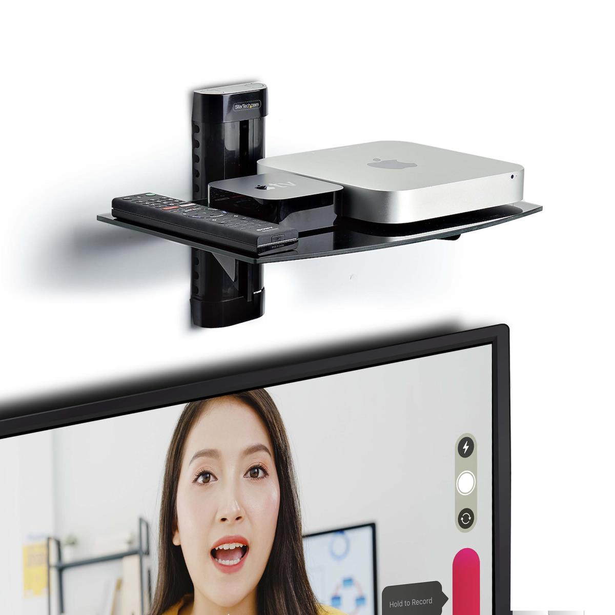 Floating Wall-mounted Av Shelf For Under Tv Av Equipment