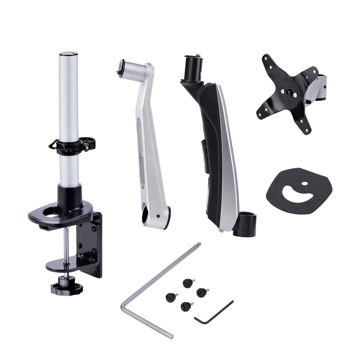 Monitor Desk Mount - 27/30in Screen C-clamp/grommet