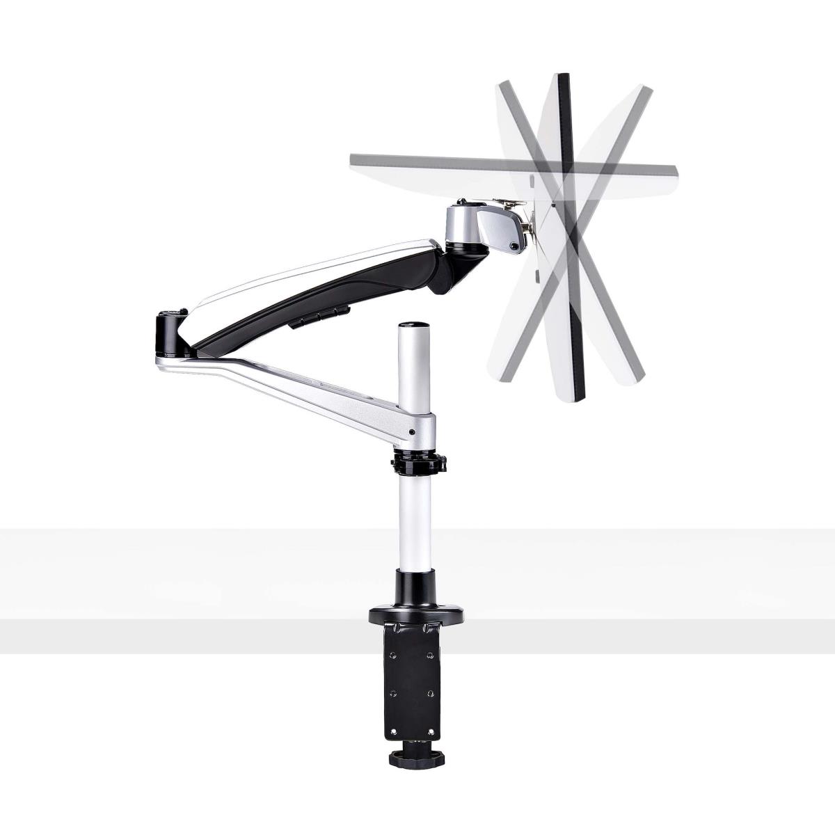 Monitor Desk Mount - 27/30in Screen C-clamp/grommet