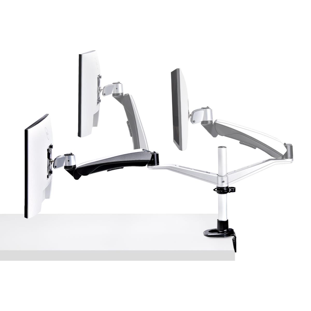 Monitor Desk Mount - 27/30in Screen C-clamp/grommet