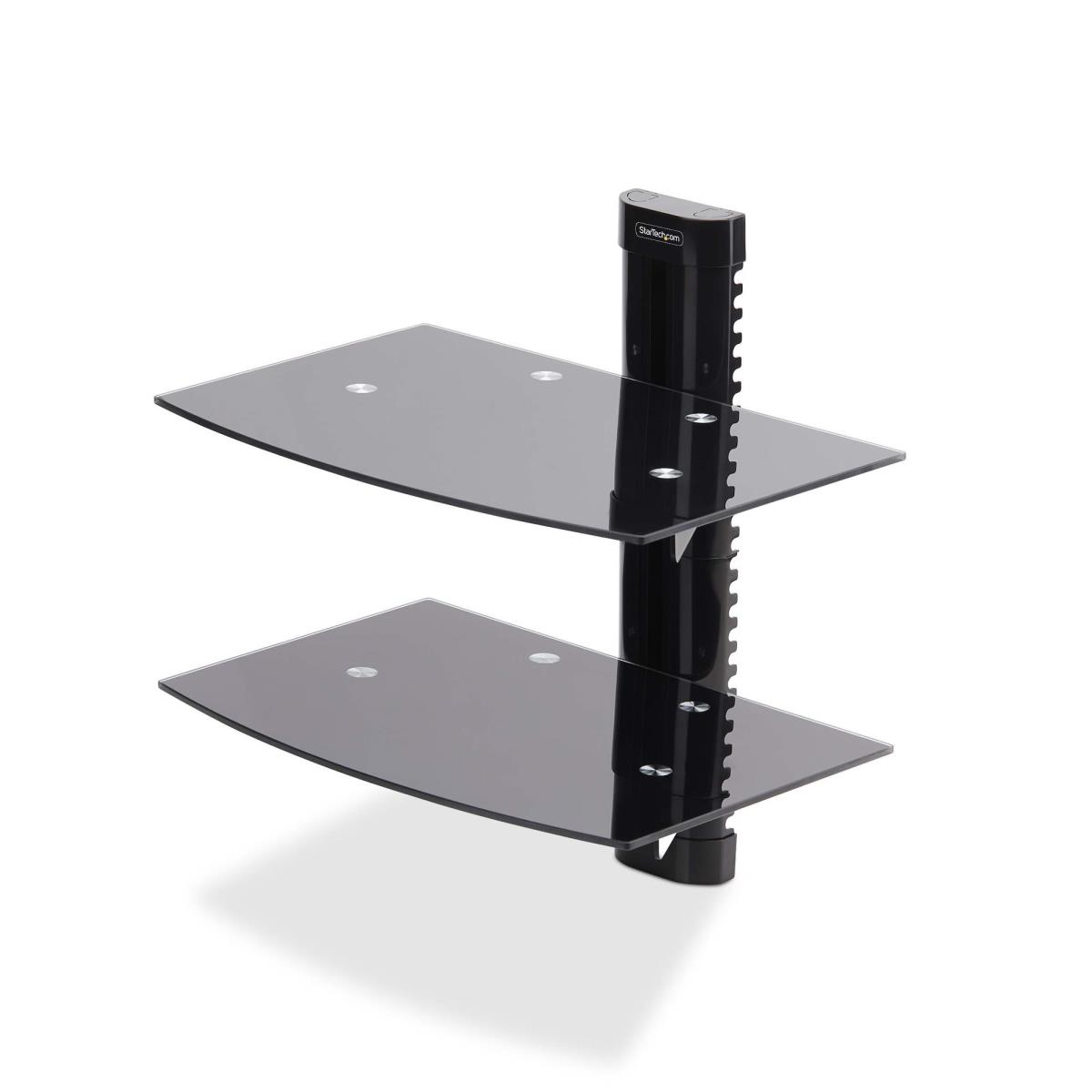 Dual Floating Wall-mounted Av Shelves For Under Tv