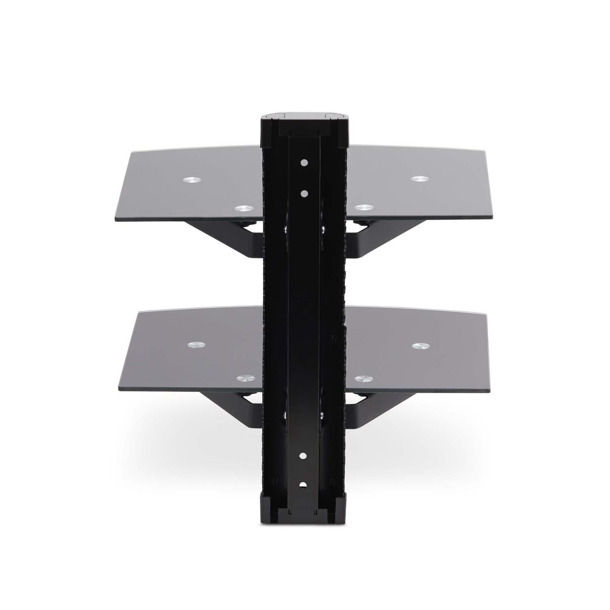 Dual Floating Wall-mounted Av Shelves For Under Tv